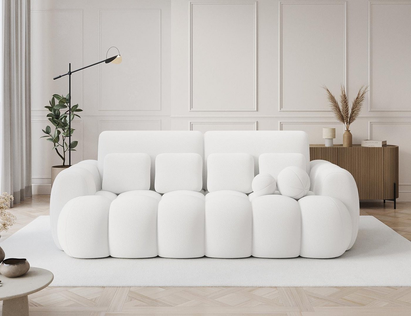 Compleo Schlafsofa bubble, Designer Sofa, Schlaffunktion, BreIte: 256 cm von Compleo