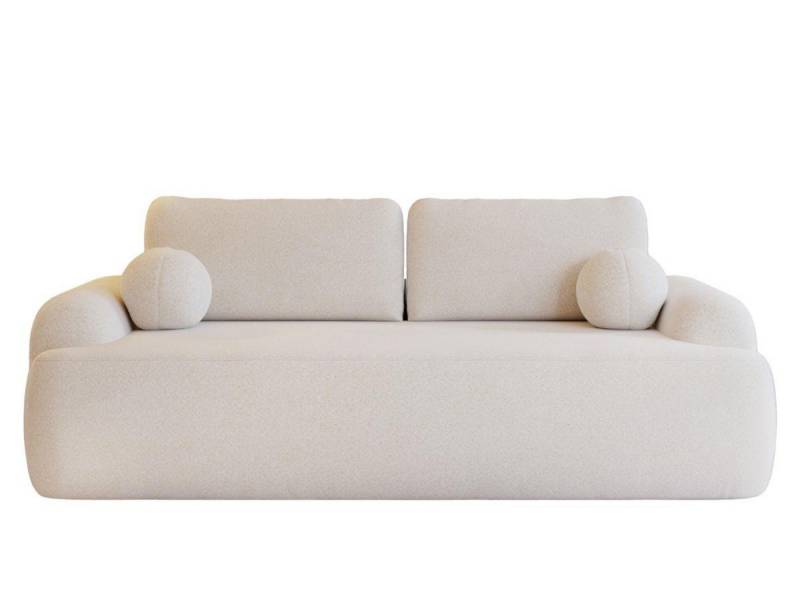 Compleo Schlafsofa rundes Design, Designer Sofa boucle- Teddy OLIO, Modern Stil, Kleine Ballkissen im Set, Modern Wohnzimmer, komfortables Couch Compleo Schlafsofa rundes Design, Designer Sofa boucle- Teddy OLIO, Modern Stil, Kleine Ballkissen im Set, Modern Wohnzimmer, komfortables Couch von Compleo