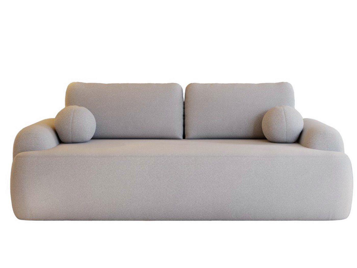 Compleo Schlafsofa rundes Design, Designer Sofa boucle- Teddy OLIO, Modern Stil, Kleine Ballkissen im Set, Modern Wohnzimmer, komfortables Couch Compleo Schlafsofa rundes Design, Designer Sofa boucle- Teddy OLIO, Modern Stil, Kleine Ballkissen im Set, Modern Wohnzimmer, komfortables Couch von Compleo