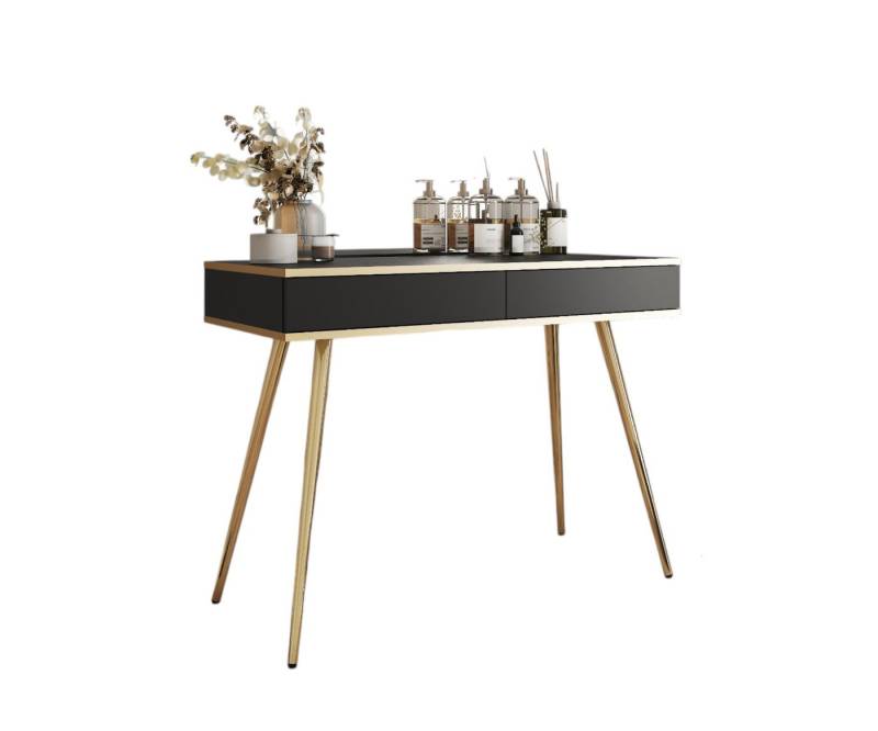 Compleo Schminktisch mit 2 Schubladen, Glamour Design, Luxus Möbel POLO von Compleo