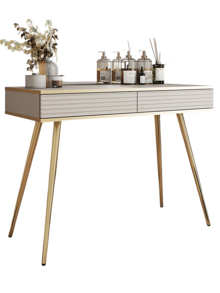 Compleo Schminktisch mit 2 Schubladen, Glamour Design, Luxus Möbel POLO von Compleo