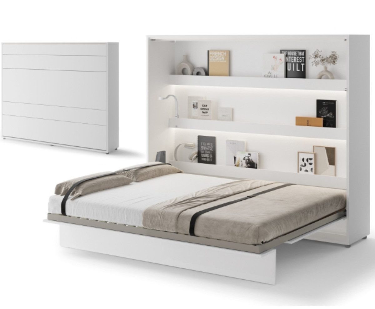 Compleo Schrankbett Horizontal Wandklappbett Lenart Bed Concept Schrankklappbett (mit LED) Ideal für kleine Räume Compleo Schrankbett Horizontal Wandklappbett Lenart Bed Concept Schrankklappbett (mit LED) Ideal für kleine Räume von Compleo