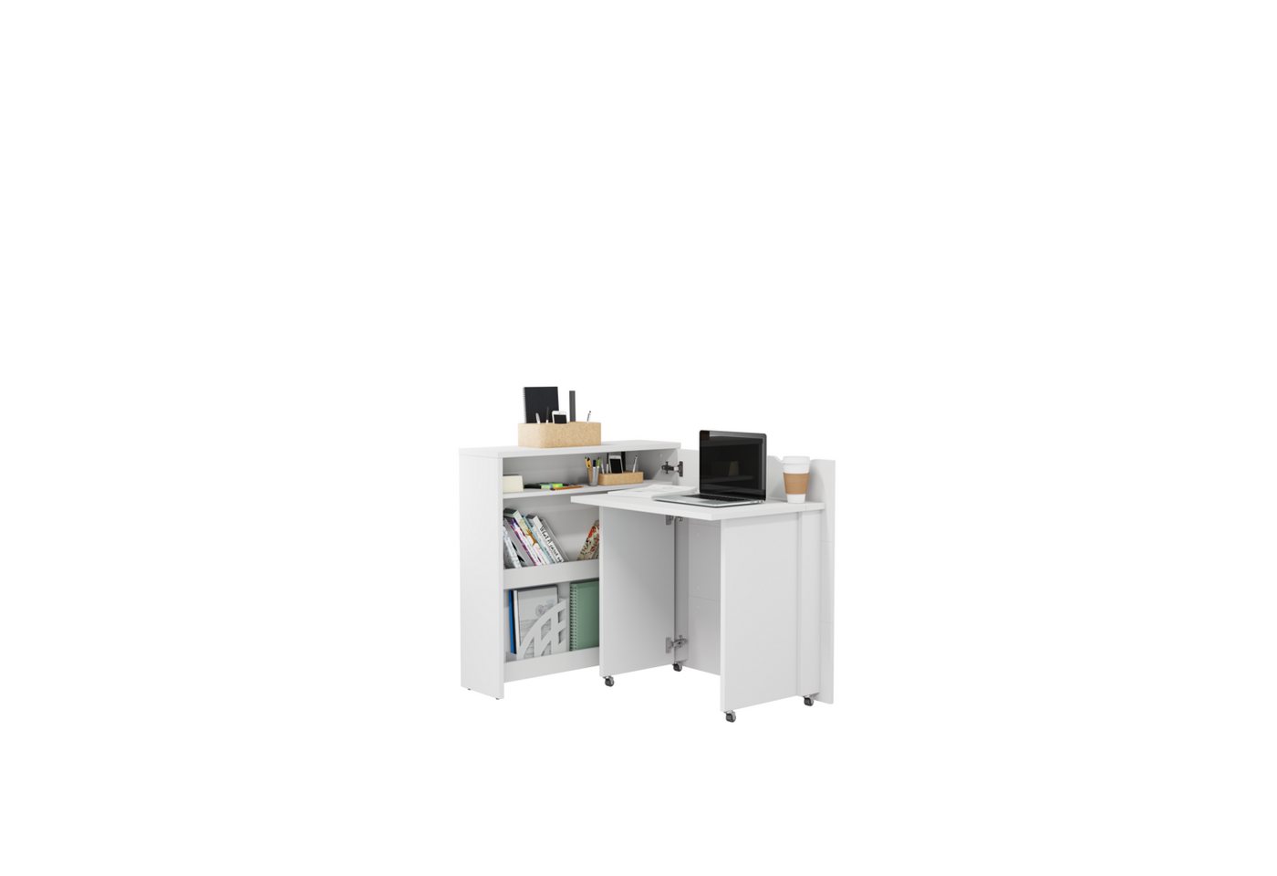 Compleo Schreibtisch Work Concept, Klappbarer Schreibtisch,multifunktionales Sideboard (Home office) von Compleo