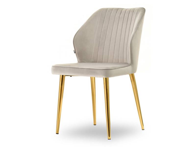 Compleo Stuhl Bequemer Stuhl mit MetallFuße, Modern design GASPAR von Compleo