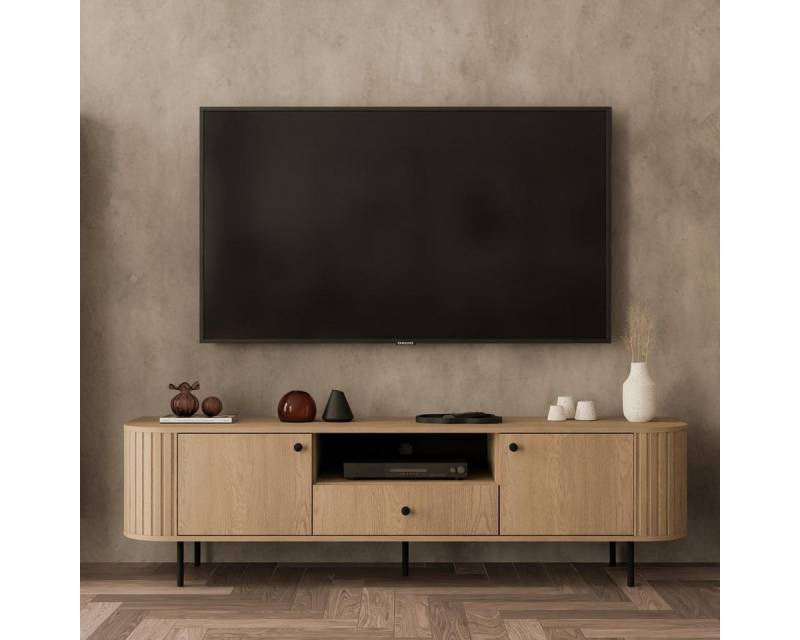 Compleo TV-Schrank 180 cm breit Eiche cremona, Elegant design, Natural, Lowboard Compleo TV-Schrank 180 cm breit Eiche cremona, Elegant design, Natural, Lowboard von Compleo