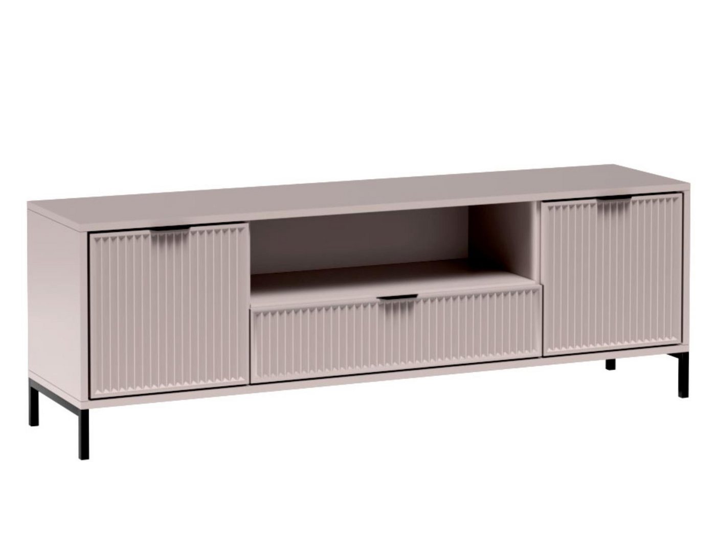 Compleo TV-Schrank TV-Tisch VIVAS, 2 Türen, Modern Wohnzimmer, TV-Kommode von Compleo