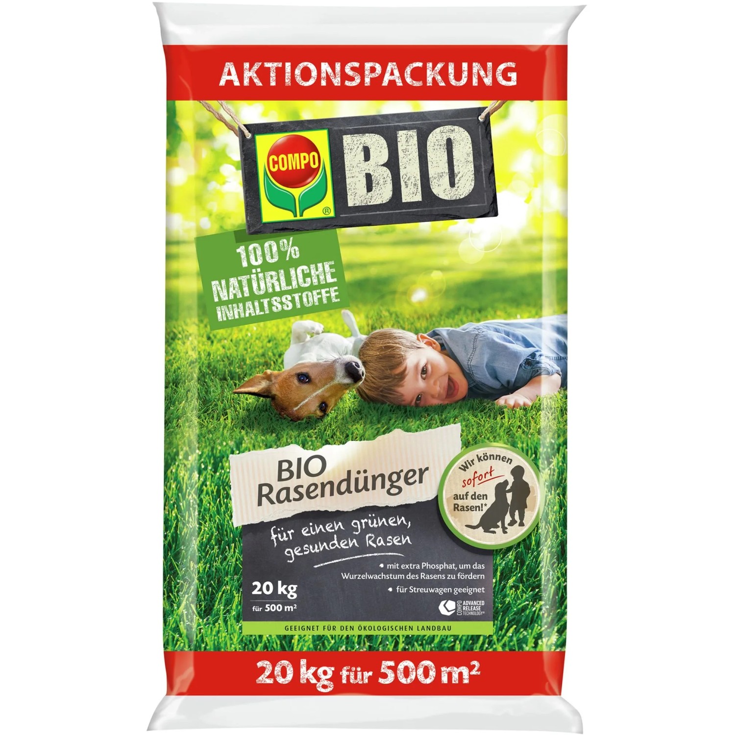 Compo Bio Rasendünger Aktion 20 kg Compo Bio Rasendünger Aktion 20 kg von Compo Bio