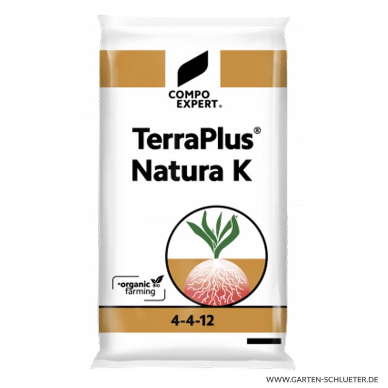 Rein organischer Kaliumdünger - Compo Expert® TerraPlus® Natura K 4-4-12 - 25 kg Lieferform: Kunststoffbeutel von Compo Expert