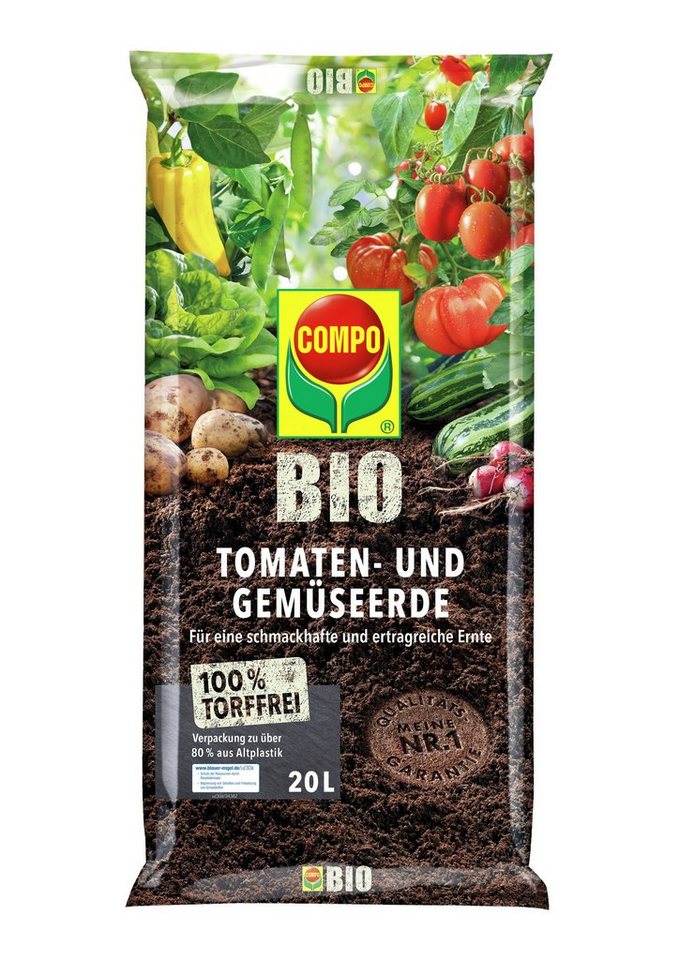 Compo Bio-Erde Tomaten und Gemüseerde von Compo