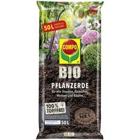 FP - compo bio Pflanzerde für Garten- und Zierpflanzen, Sträucher, Büsche und Gehölze, Torffrei, Kultursubstrat, 50 Ltr von FP