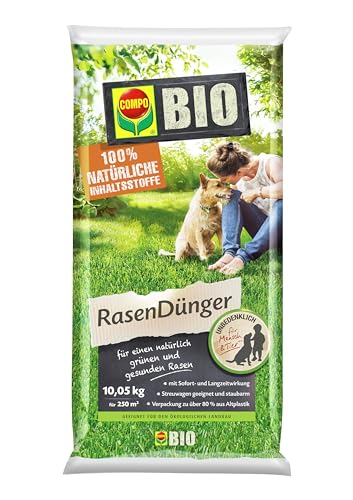 COMPO Bio Rasendünger 10,05 kg für 250 m² COMPO Bio Rasendünger 10,05 kg für 250 m² von Compo