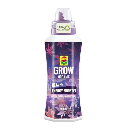 COMPO GROW ORGANIC Heaven Energy Booster 500 ml für vitale und schöne Pflanzen dank natürlicher Aminosäuren und Algenextrakten, lila von Compo