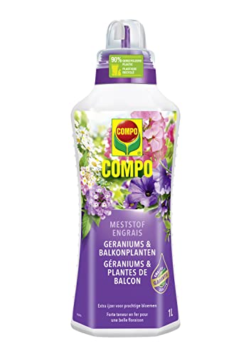 COMPO Liquid Fertilizer Geraniums & Balcony Plants 1L von Compo