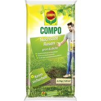 COMPO Nachsaat-Rasen grün und dicht 2,5kg für 125m² von Compo