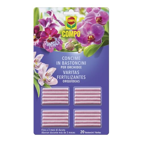 Compo 1197802005 Orchideendünger 20 Stück, rosa, 0,5 x 14,4 x 24,3 cm von Compo