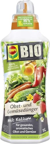 COMPO BIO Obst- und Gemüsedünger – für alle Obst- und Gemüsesorten – natürlicher Spezial-Flüssigdünger – 1 Liter von Compo