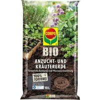 Compo - Anzucht- und Kräutererde Bio 10l torffrei von Compo