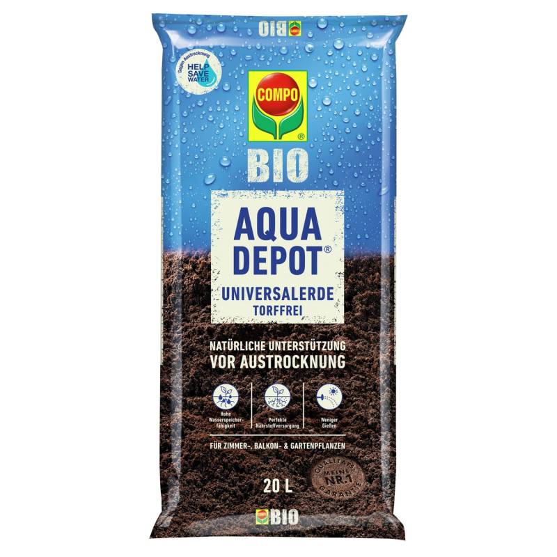 Compo Aqua Depot Universalerde Torffrei 20 l von Compo