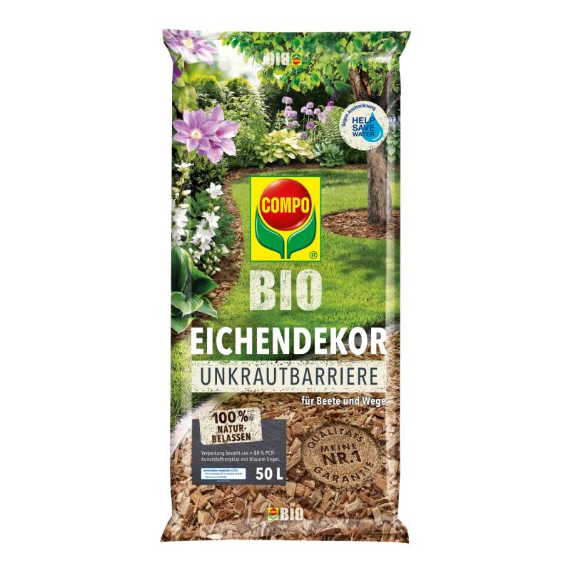 Compo BIO Eichendekor und Unkrautbarriere 1950 l (39 x 50 l) 1 Palette von Compo