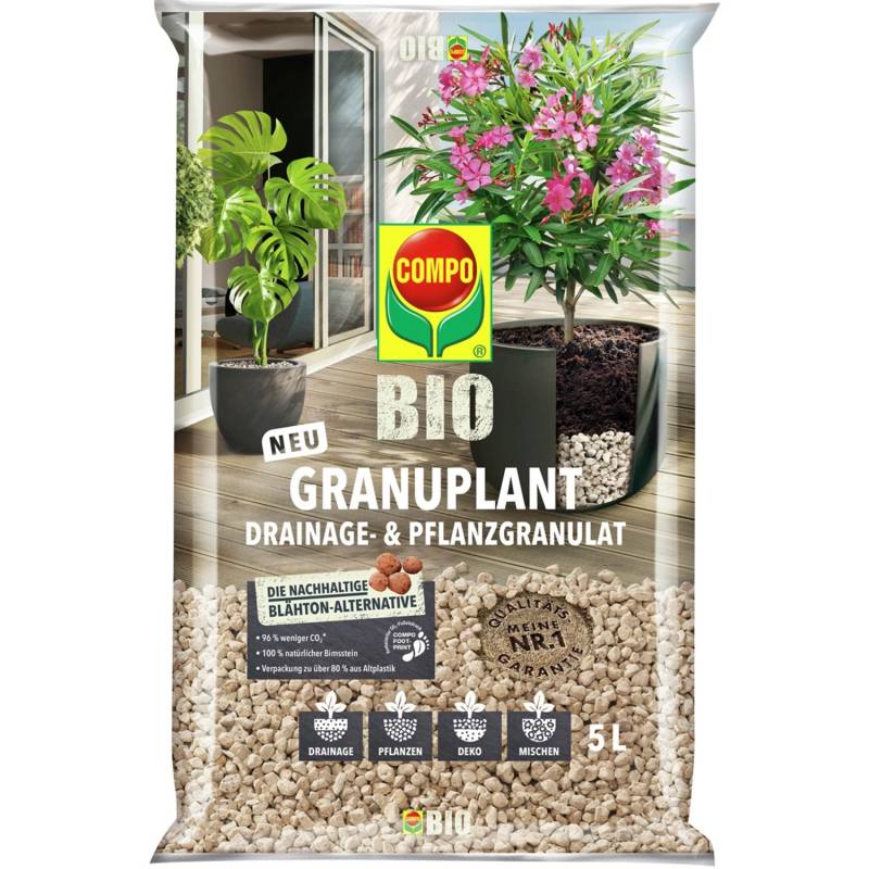 Compo BIO Granuplant® Drainage- und Pflanzgranulat 1 x 5 l von Compo