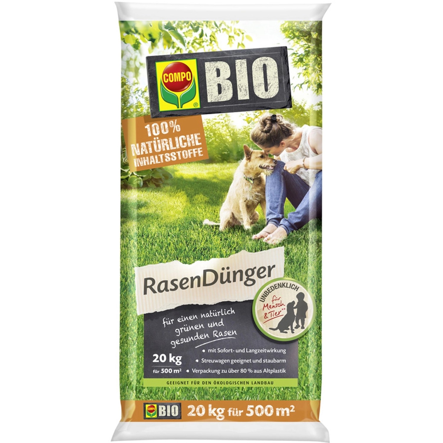 Compo BIO Rasendünger 20 kg von Compo