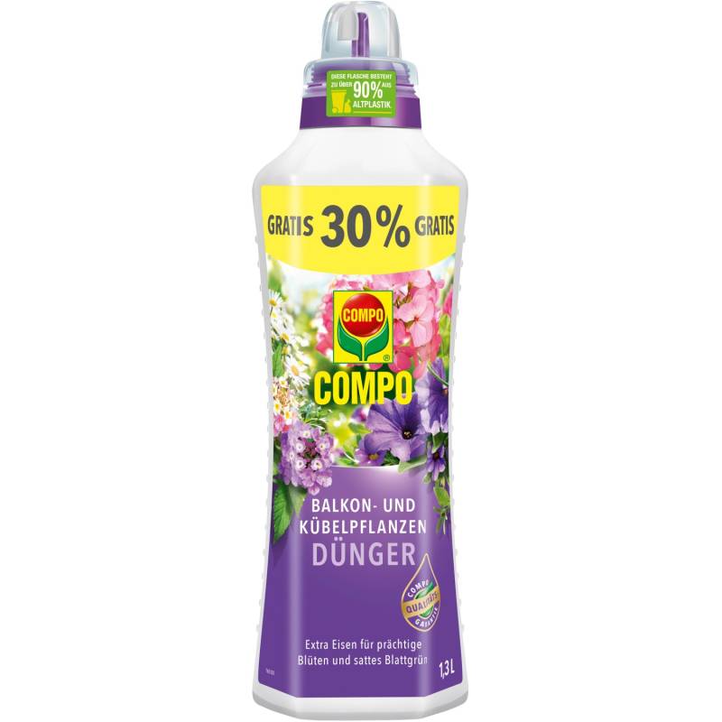 Compo Balkon- und Kübelpflanzendünger 1,3 l von Compo