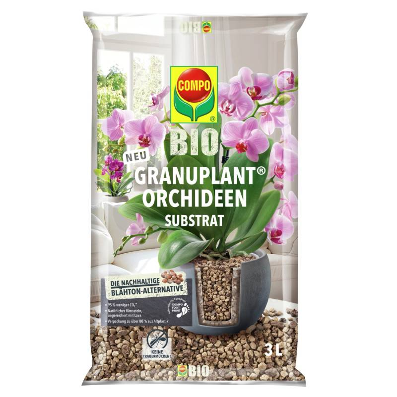 Compo Bio Granuplant Orchideen Substrat 3 l von Compo