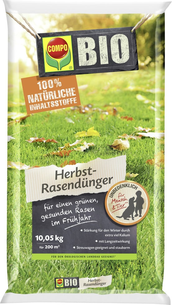 Compo Bio Herbst-Rasendünger 10 kg von Compo
