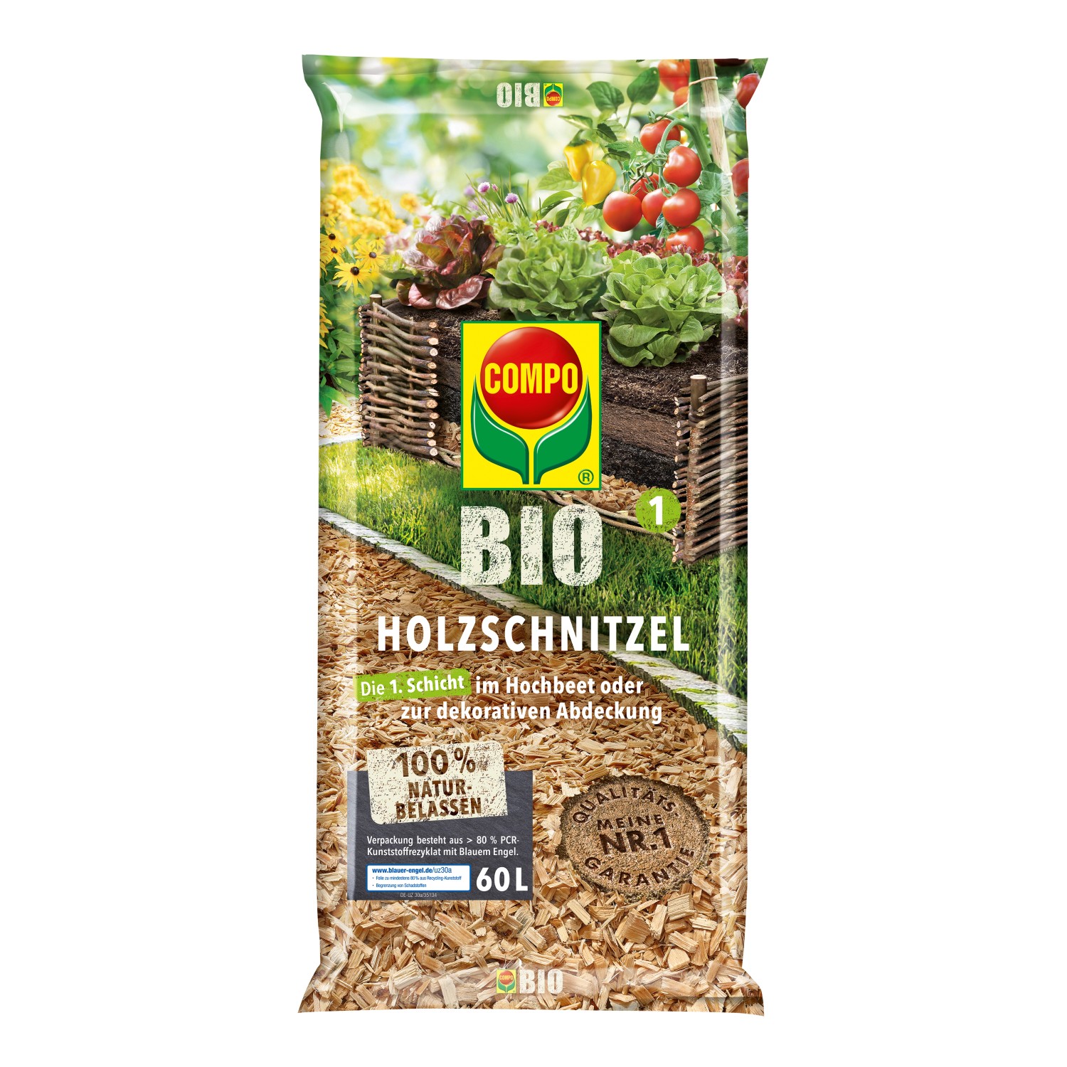Compo Bio Holzschnitzel 1 x 60 l Compo Bio Holzschnitzel 1 x 60 l von Compo