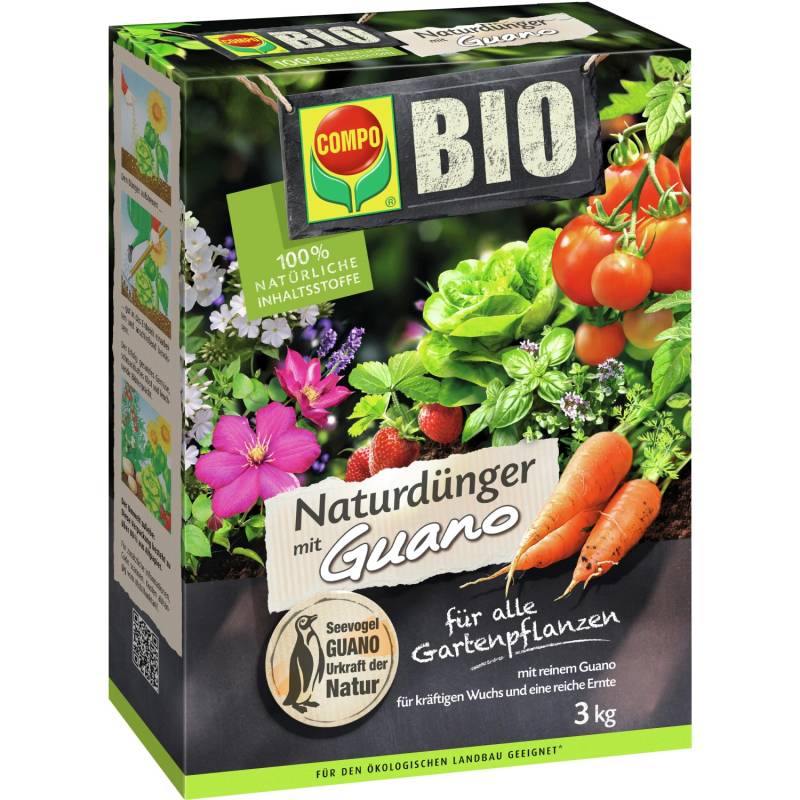 Compo Bio NaturDünger Guano 3 kg von Compo