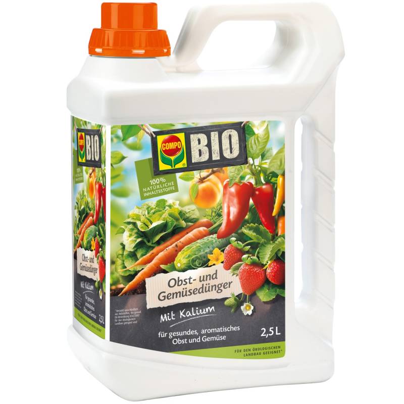 Compo Bio Obst- und Gemüsedünger 2,5 l von Compo