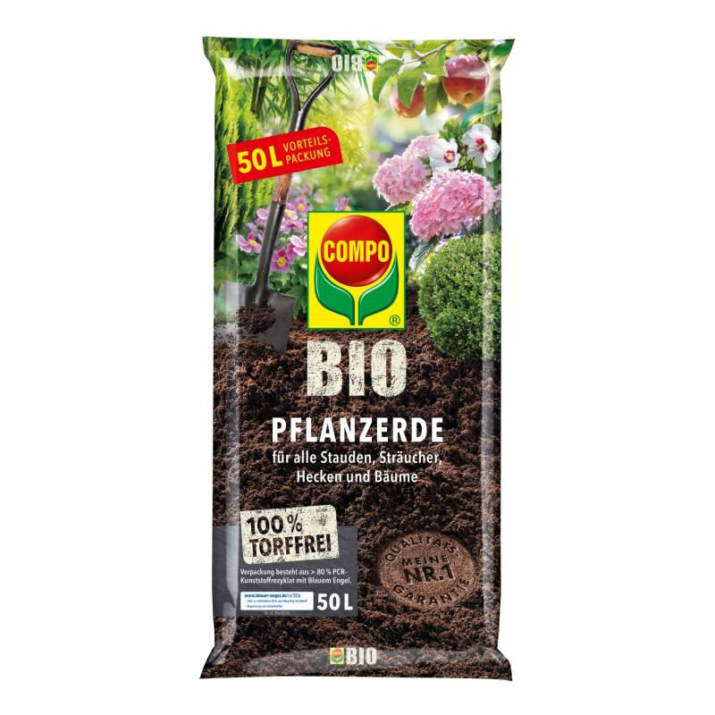 Compo Bio Pflanzerde torffrei 2.100 l (42 x 50 l) 1 Palette von Compo