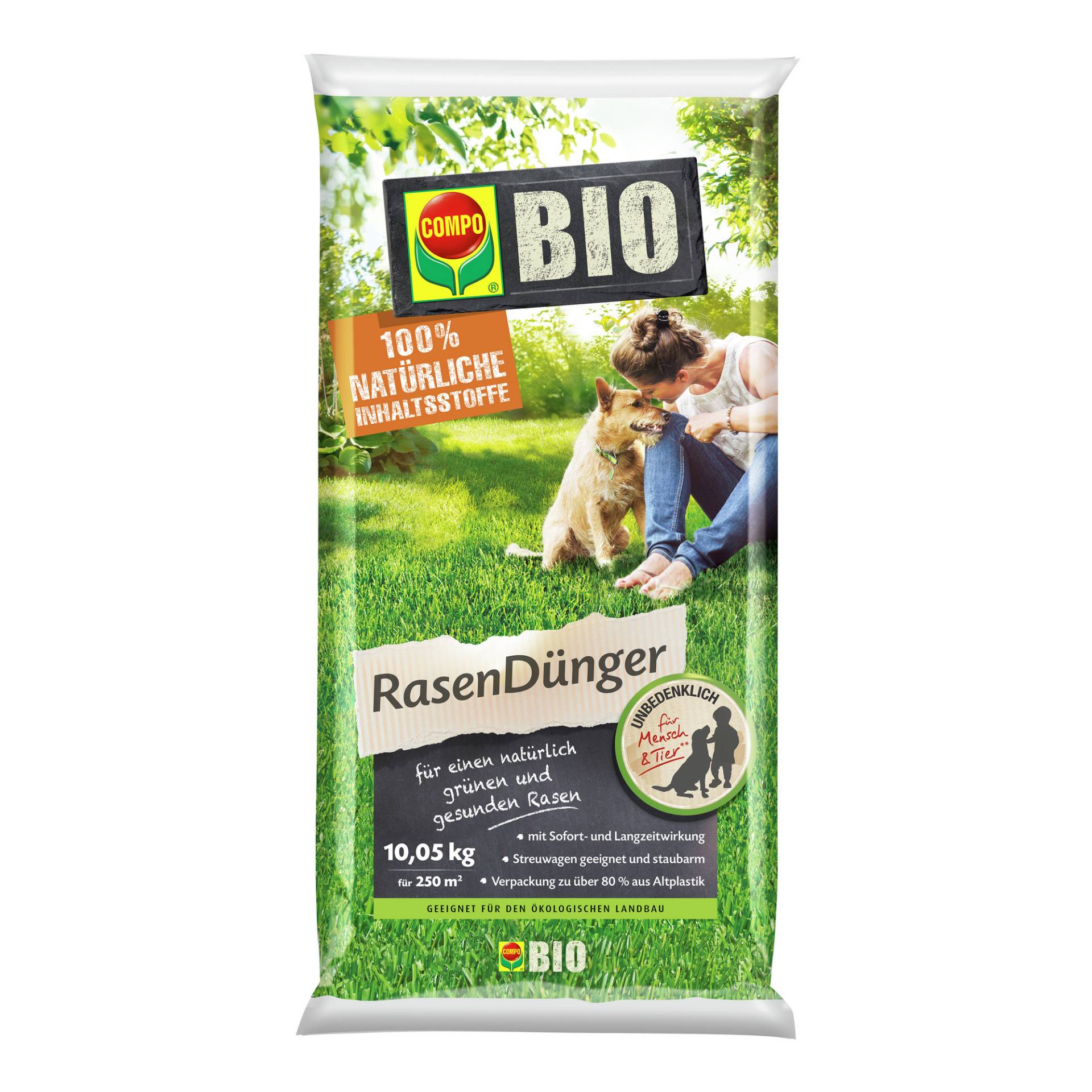 Compo Bio-Rasendünger 10,05 kg für 250 m² von Compo