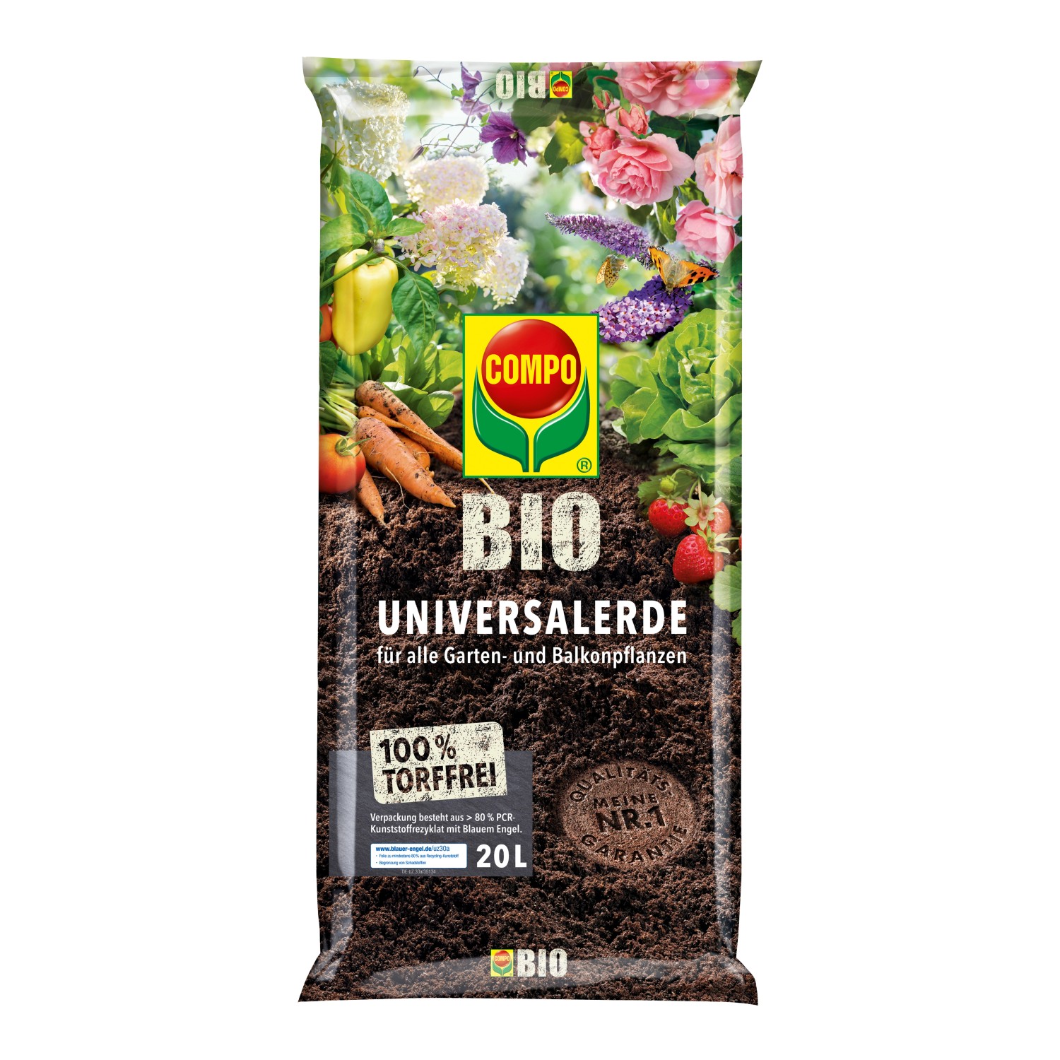 Compo Bio Universal-Erde torffrei 20 l Compo Bio Universal-Erde torffrei 20 l von Compo