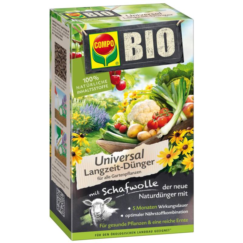 Compo Bio Universal Langzeit-Dünger mit Schafwolle 2 kg von Compo