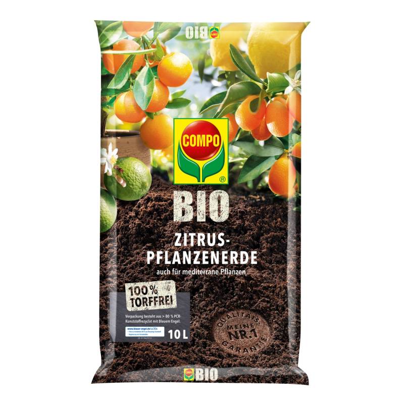 Compo Bio Zitruspflanzenerde Torffrei 10 l von Compo