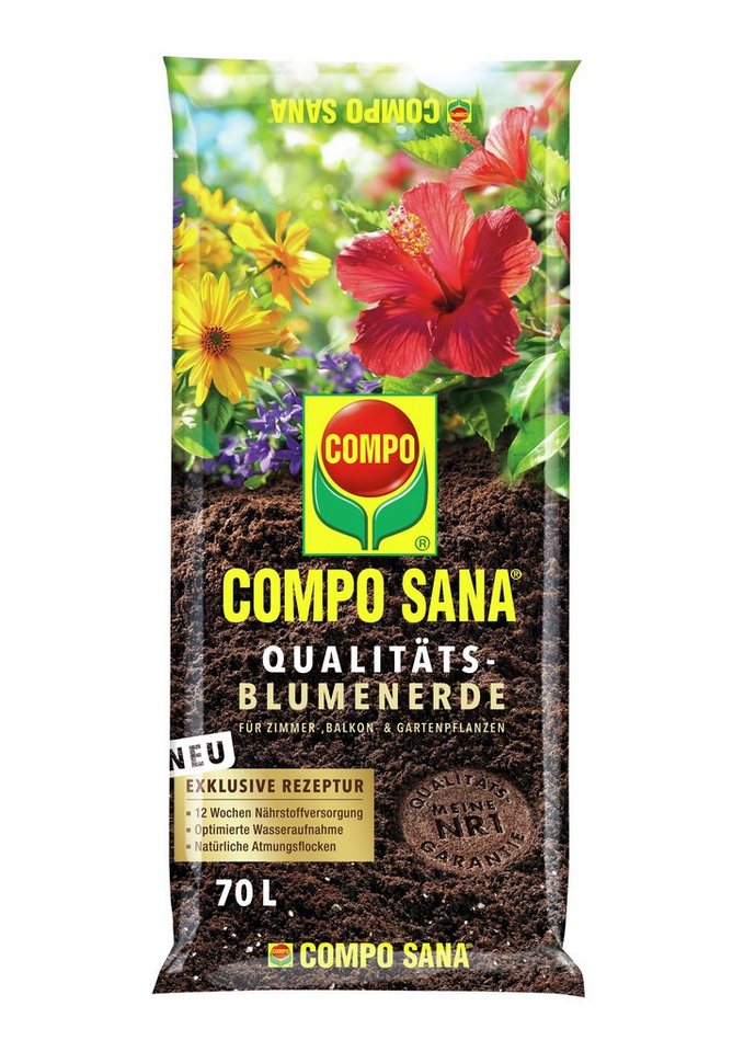 Compo Blumenerde Qualitäts Blumenerde von Compo