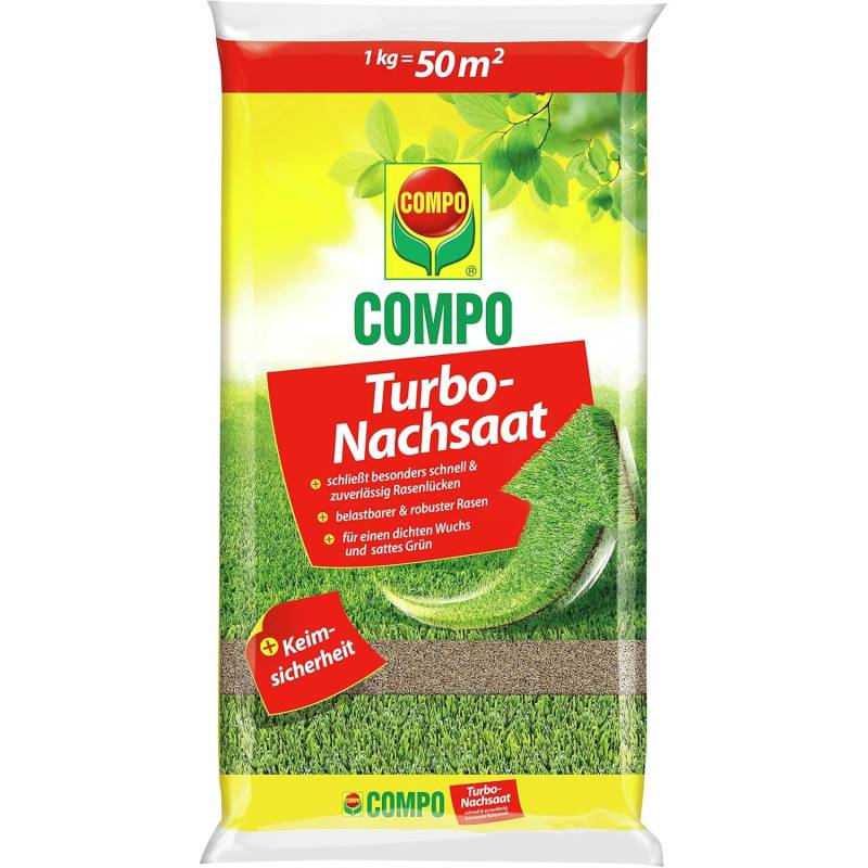 Compo Rasen Nachsaat Turbo 1 kg von Compo