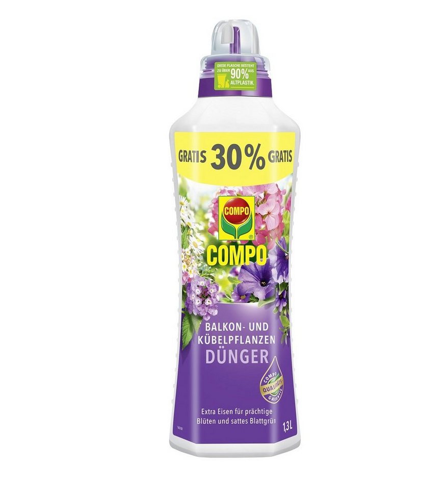 Compo Pflanzendünger COMPO Balkon- und Kübelpflanzendünger 1,3 Ltr Compo Pflanzendünger COMPO Balkon- und Kübelpflanzendünger 1,3 Ltr von Compo