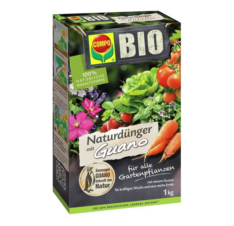 Compo Pflanzendünger COMPO Bio Naturdünger Guano 1 Kg von Compo