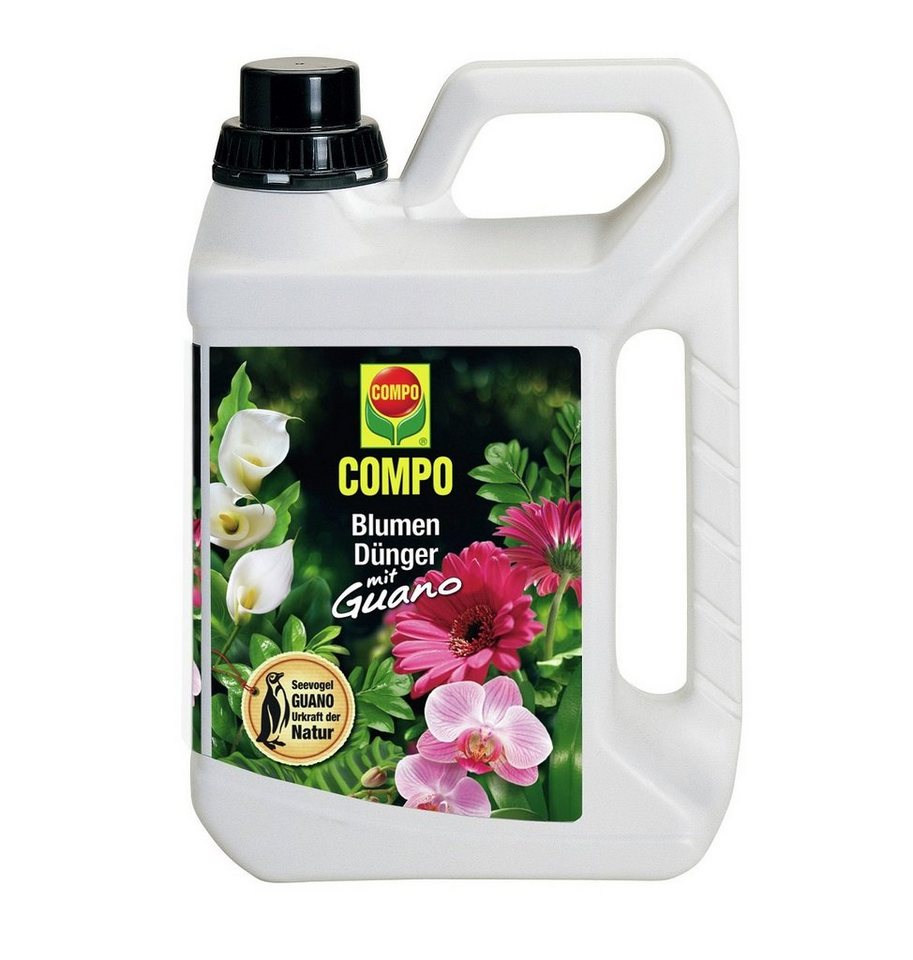 Compo Pflanzendünger COMPO Blumendünger mit Guano für Zimmer, Balkon und Terrassenpflanzen von Compo