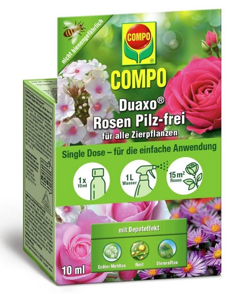 Compo Pflanzendünger COMPO Duaxo Rosen-Pilz-Frei, 10ml von Compo