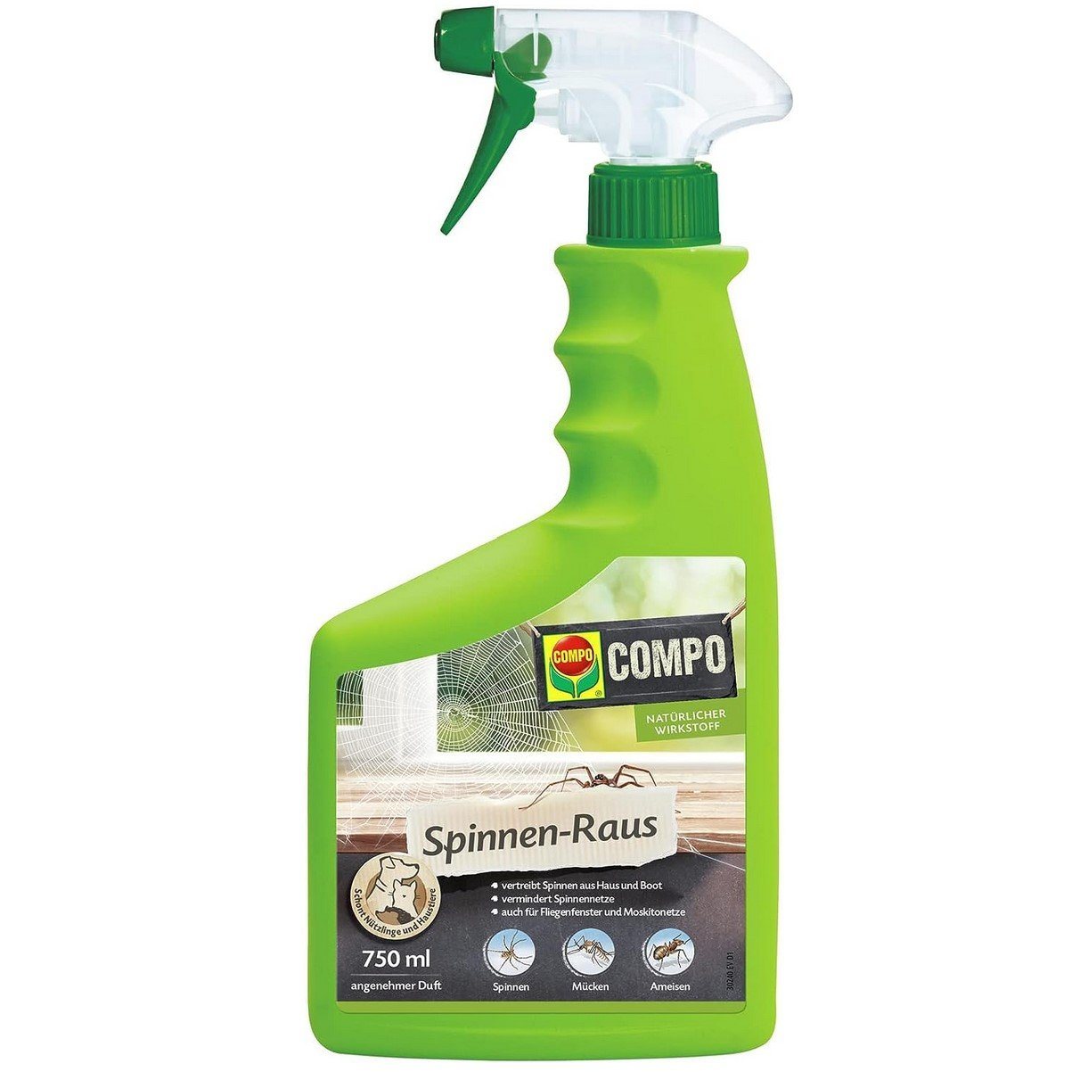 Compo Pflanzendünger COMPO Spinnen-Raus, Vergrämungsmittel / Repellent zum Vertreiben von S von Compo