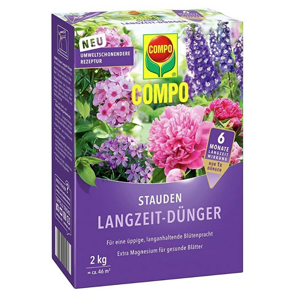 Compo Pflanzendünger COMPO Stauden Langzeitdünger, 2 Kg von Compo