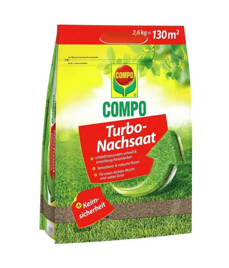 Compo Pflanzendünger COMPO Turbo Nachsaat, Schließt besonders schnell und zuverlässig Rasen von Compo
