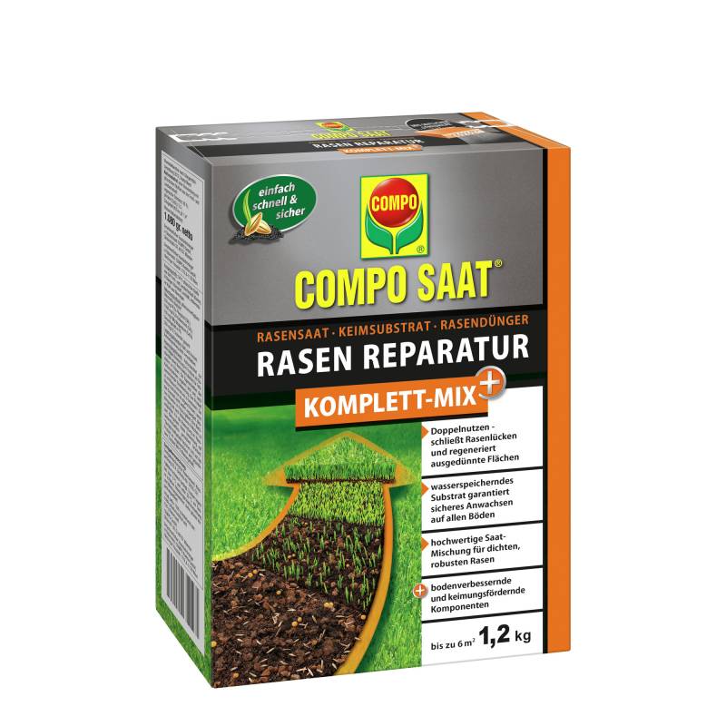 Compo Rasen Reparatur Komplett-Mix+ 1,2 kg von Compo