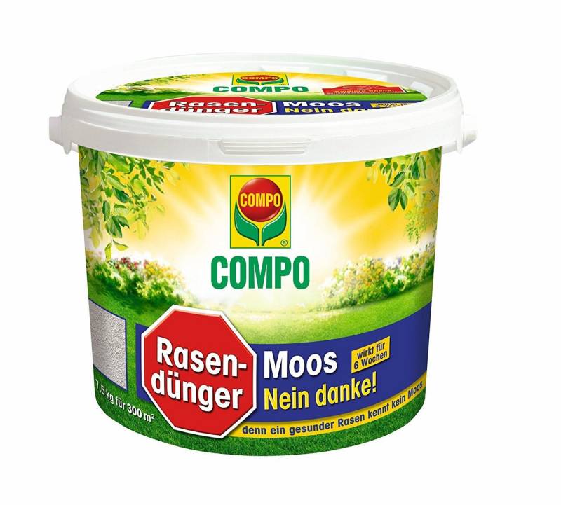Compo Rasendünger COMPO Rasendünger Moos Nein Danke 7,5 Kg von Compo