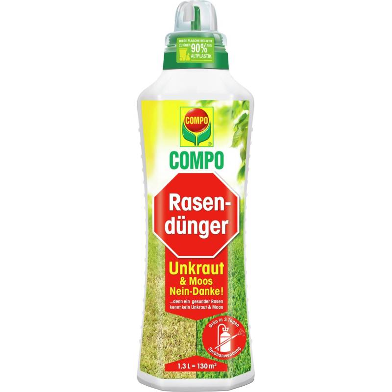 Compo Rasendünger Unkraut und Moos Nein-Danke 1,3 l von Compo
