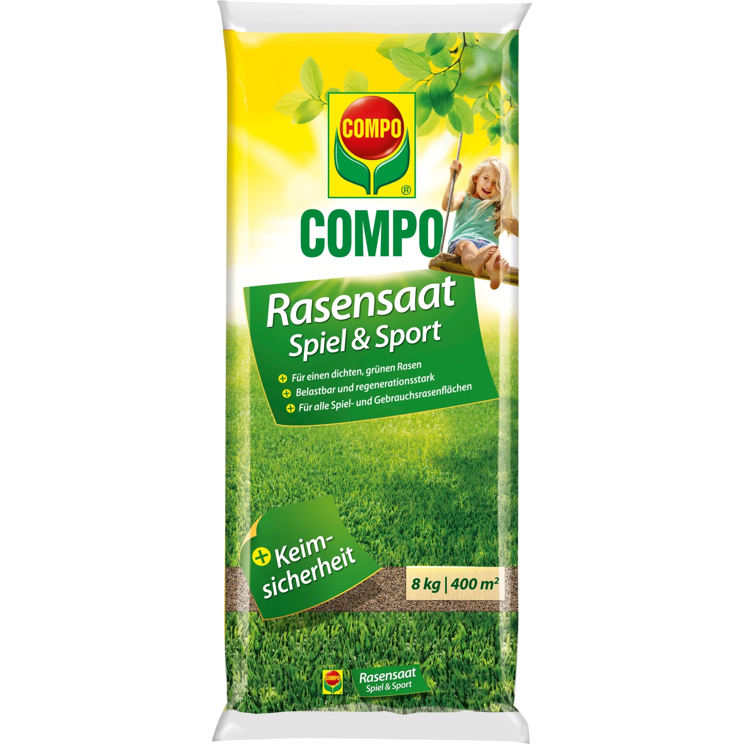 Compo Rasensamen Spiel und Sport 8 kg von Compo