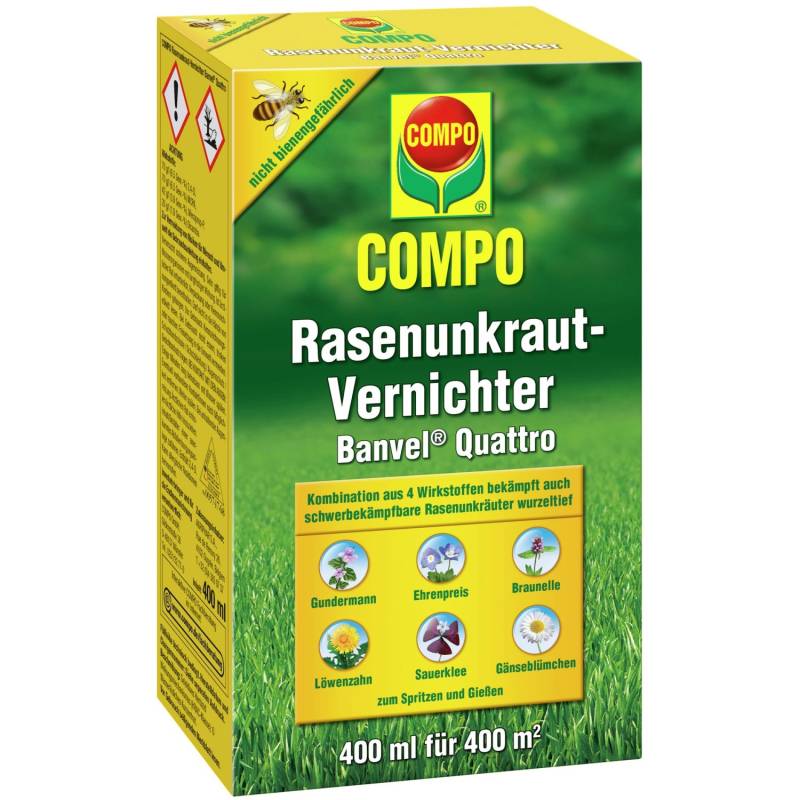 Compo Rasenunkraut-Vernichter Banvel Quattro 400 ml von Compo